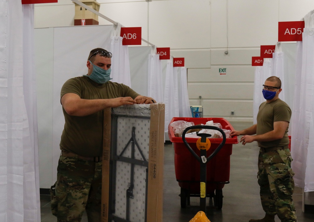 Wisconsin National Guard lending a helping hand at Milwaukee County alternate care facility