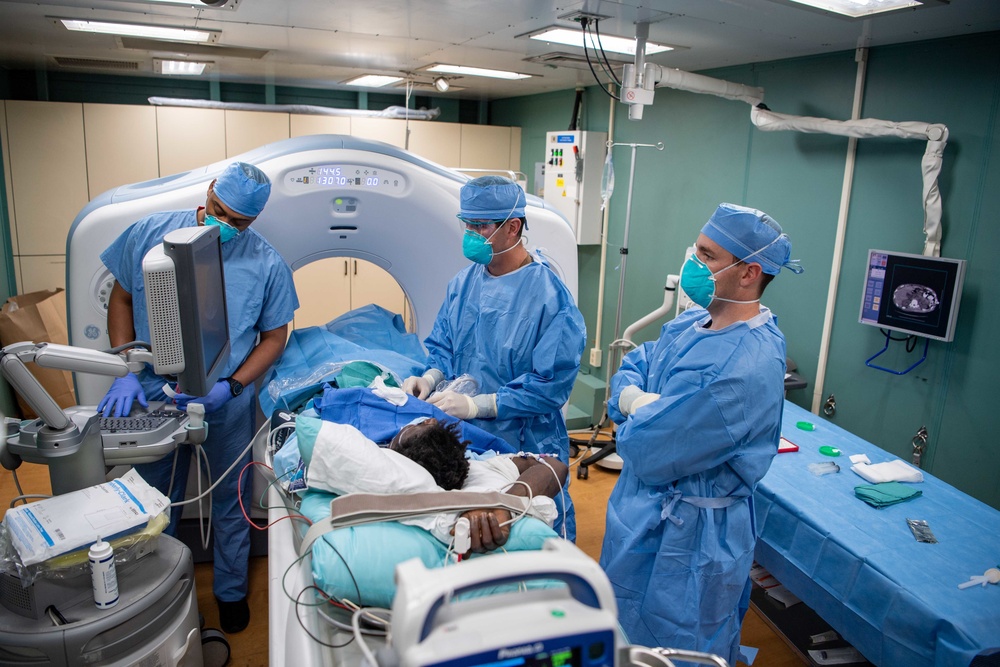 Interventional Radiology Study Aboard USNS Mercy