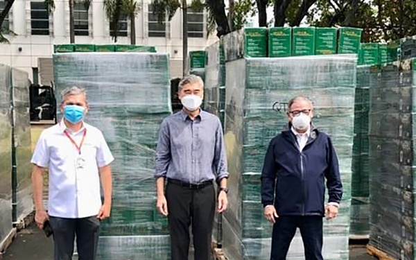 1,300 cots donated to the Philippines