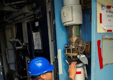 Another Milestone Accomplished: Engineering Department Breathes Fresh Air Midships