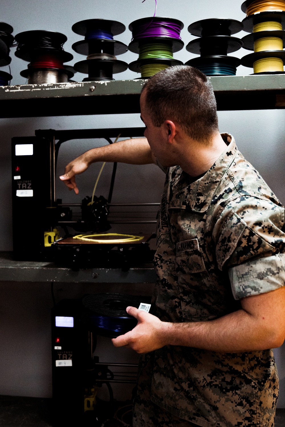 2nd MLG Makerspace 3-D Prints Masks for COVID-19 Response