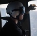 U.S. Sailor observes flight operations