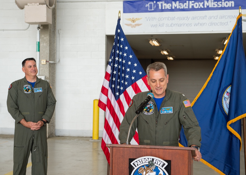 Change of Command Ceremony for Patrol Squadron VP-5