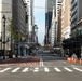 Streets Of Manhattan Are Empty As Residents Stay Home