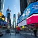 Streets Of Manhattan Are Empty As Residents Stay Home