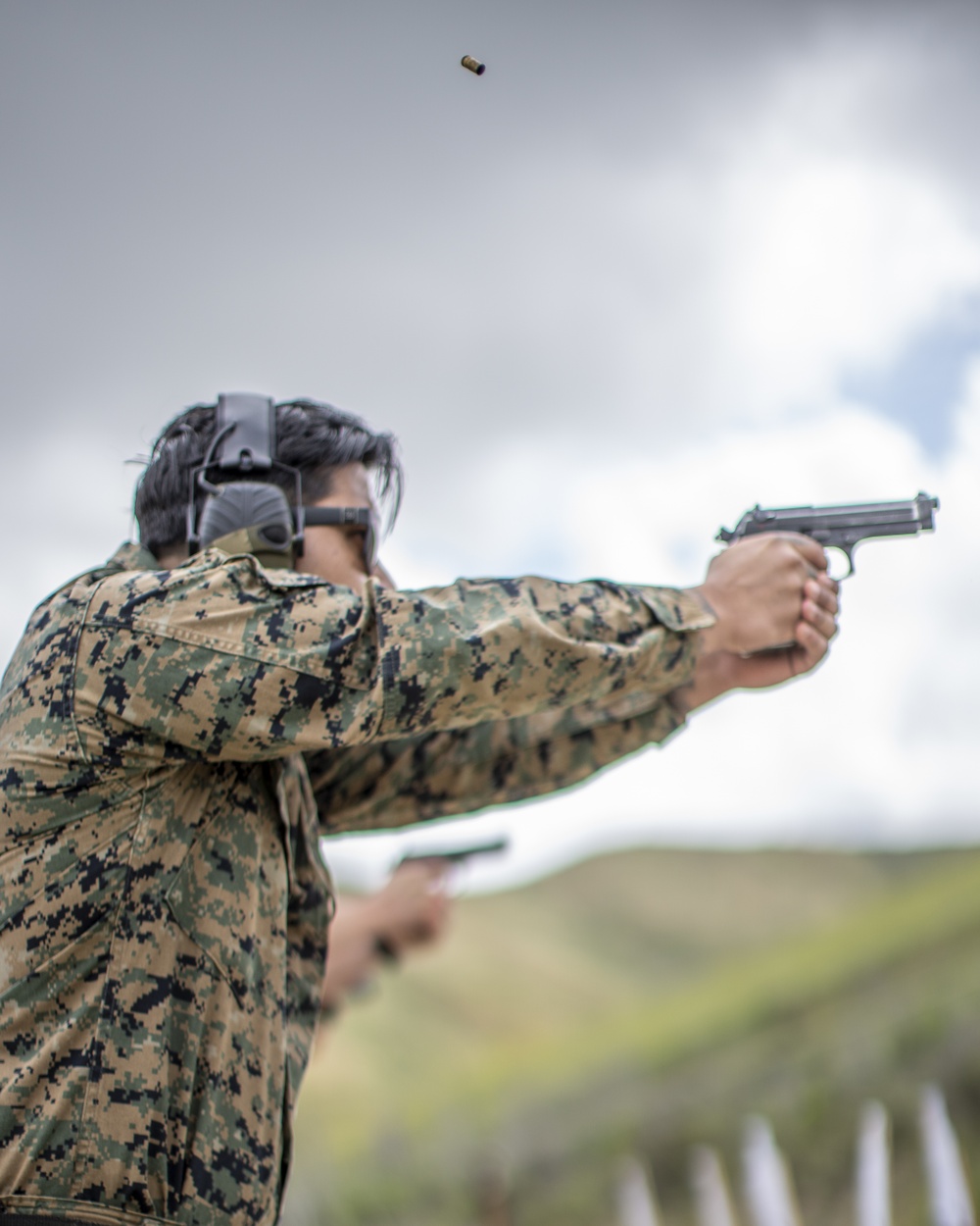 1st Intel Battalion Conducts Live-Fire Pistol Range