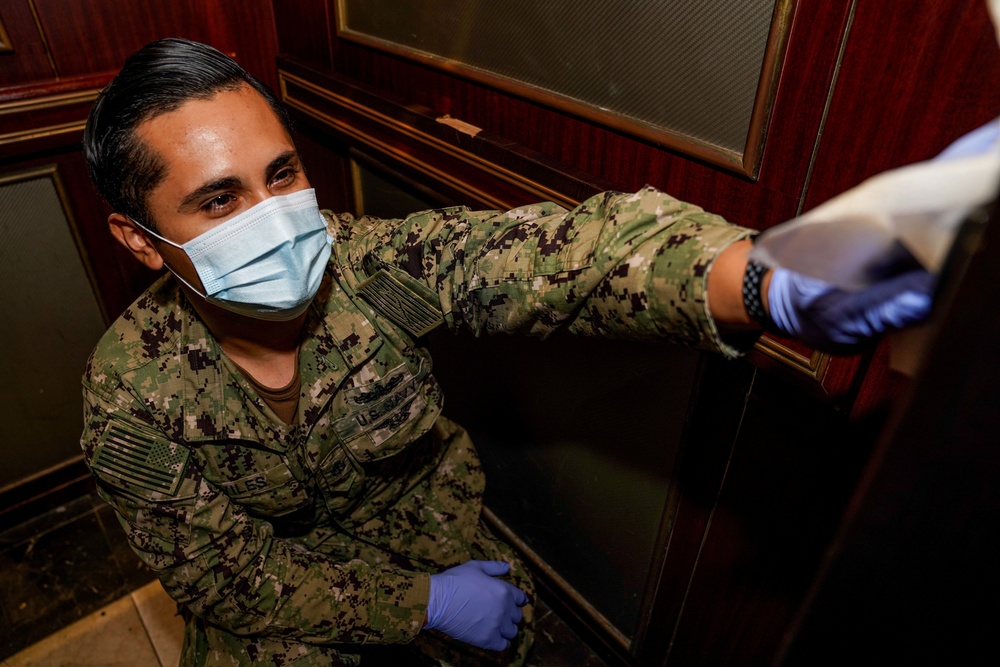 CSS-15 Sailors Support Quarantined USS Theodore Roosevelt Sailors