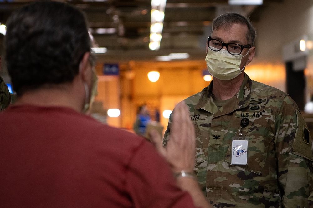 Oklahoma National Guardsmen support Department of Health at Strategic National Stockpile