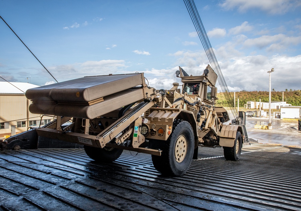 Load em’ Up | Marines with 3rd MLG Backload USNS Dahl