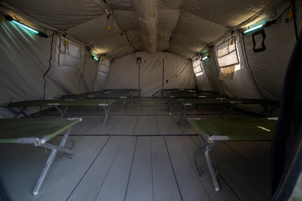 MWSS-172 Sets Up a Demo Quarantine Camp
