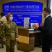 Commanding General of U.S. Army North Laura Richardson visits University Hospital in Newark, New Jersey