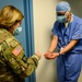 Commanding General of U.S. Army North Laura Richardson visits University Hospital in Newark, New Jersey