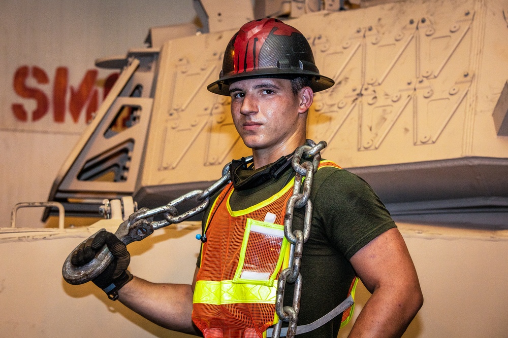 Load em’ Up | Marines with 3rd MLG Backload USNS Dahl