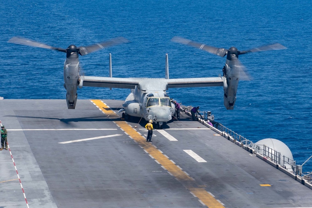 USS America (LHA 6) Conducts Flight Operations April 20, 2020