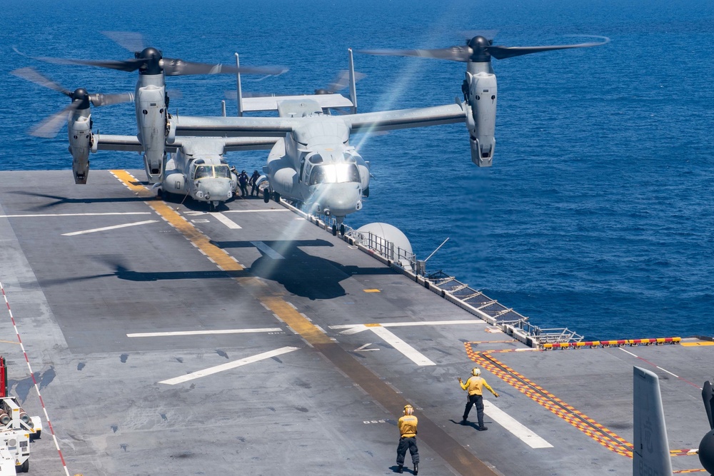 USS America (LHA 6) Conducts Flight Operations April 20, 2020