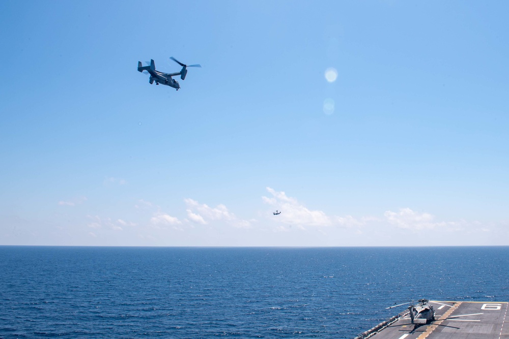 USS America (LHA 6) Conducts Flight Operations April 20, 2020