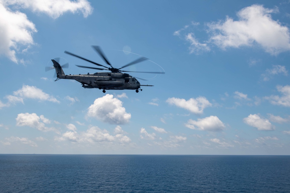 USS America (LHA 6) Conducts Flight Operations April 20, 2020