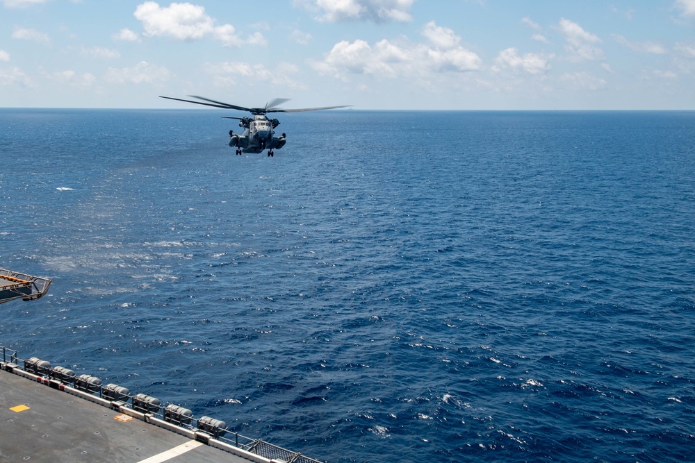 USS America (LHA 6) Conducts Flight Operations April 20, 2020