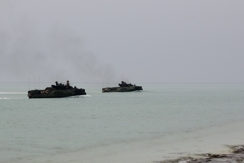 Golf Company conducts amphibious raid training on Karan Island, Saudi Arabia