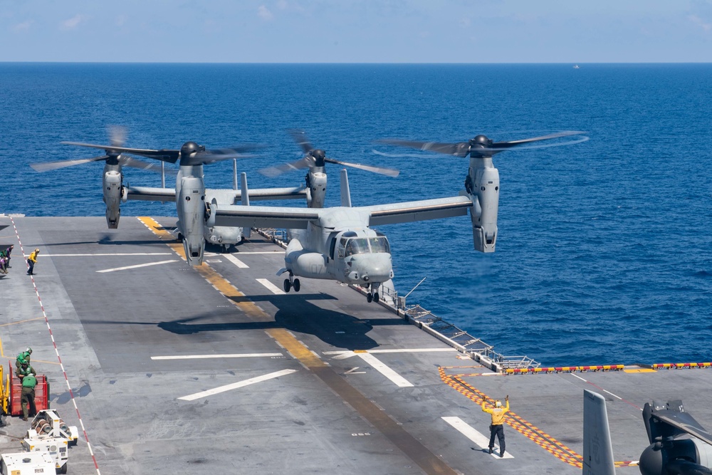 USS America (LHA 6) Conducts Flight Operations April 20, 2020