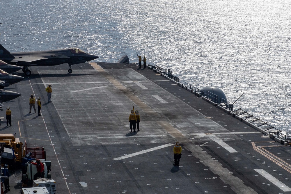 USS America (LHA 6) Conducts Flight Operations April 20, 2020