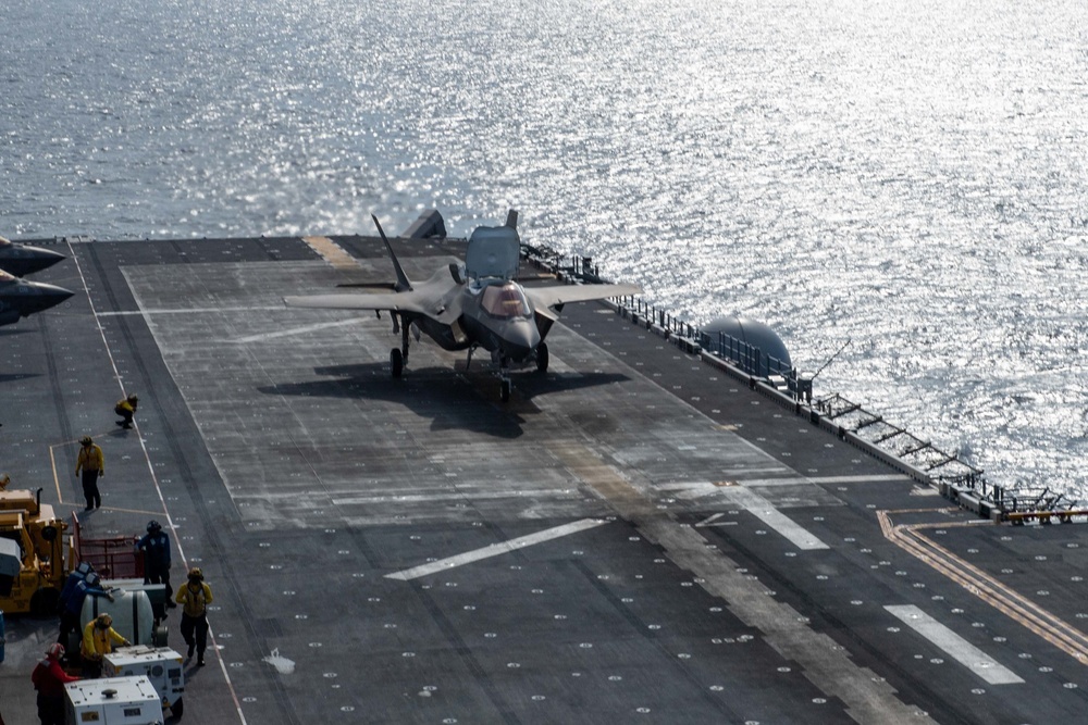 USS America (LHA 6) Conducts Flight Operations April 20, 2020