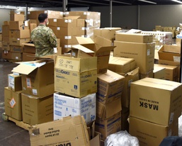 Michigan National Guard Assists with PPE Distribution