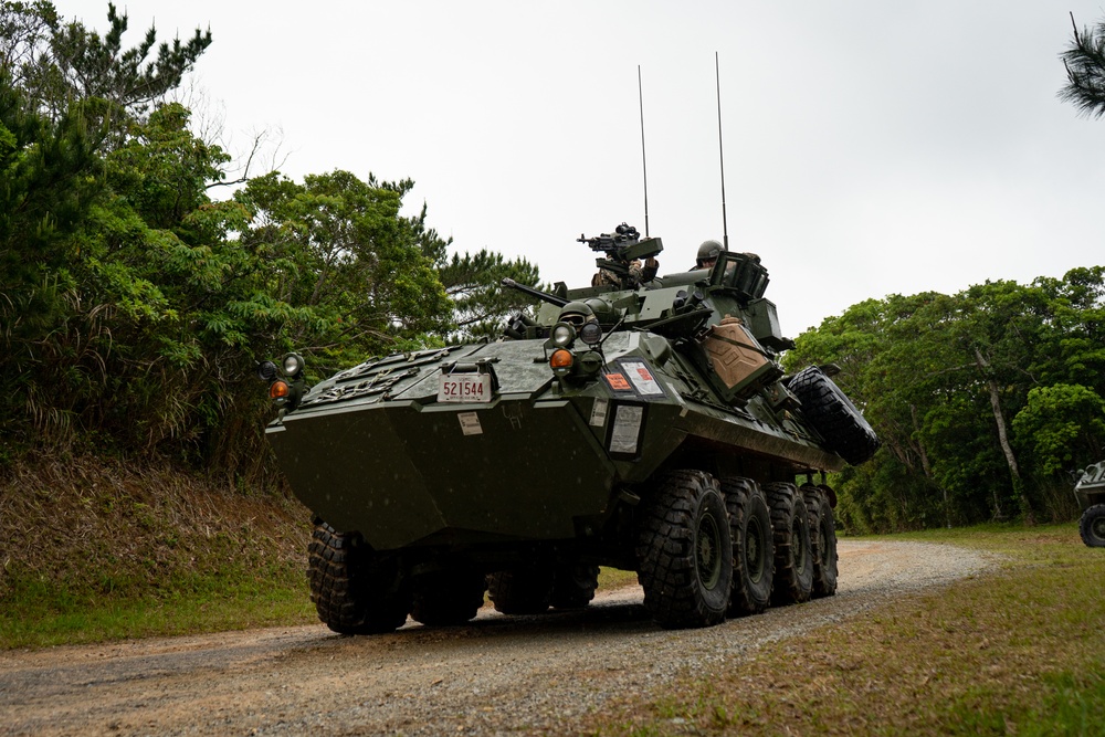 3rd Light Armored Reconnaissance Battalion conducts CASEVAC drills