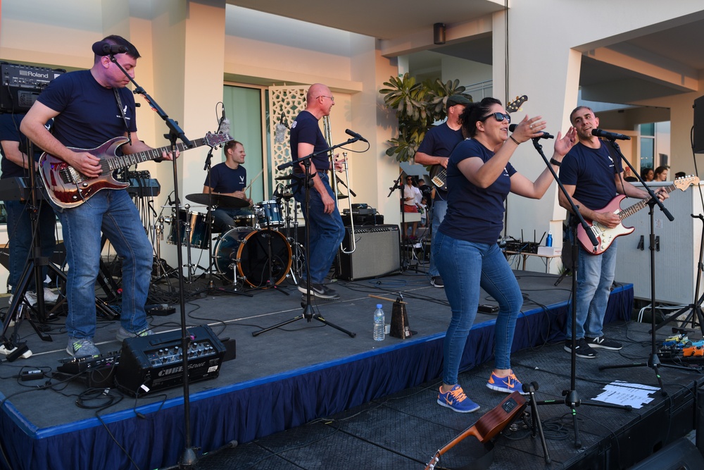 AFCENT Band Performs at ASD Friendship Festival