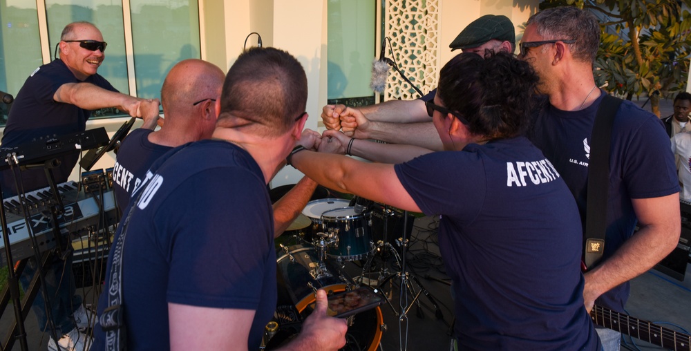 AFCENT Band Performs at ASD Friendship Festival