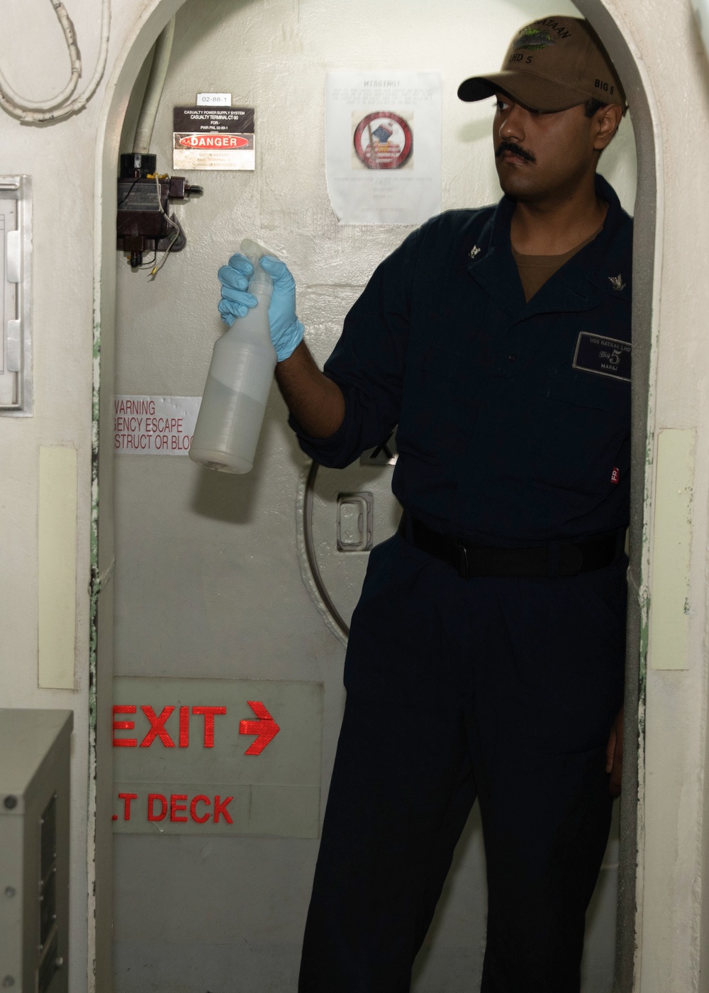 USS Bataan (LHD 5) Cleaning Stations