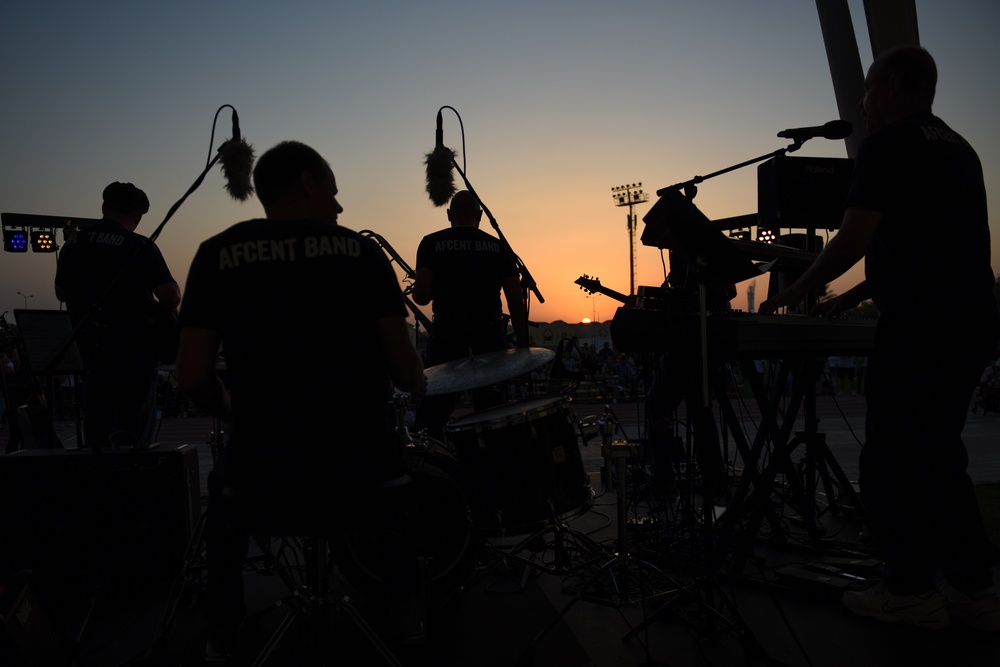 AFCENT Band Performs at ASD Friendship Festival