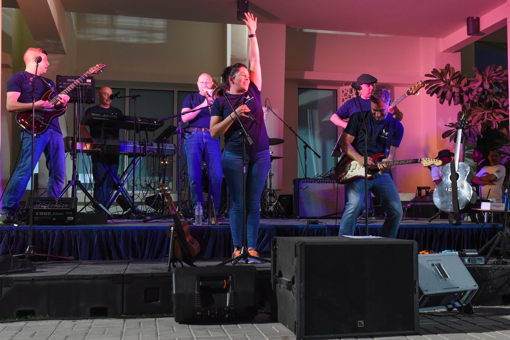 AFCENT Band Performs at ASD Friendship Festival