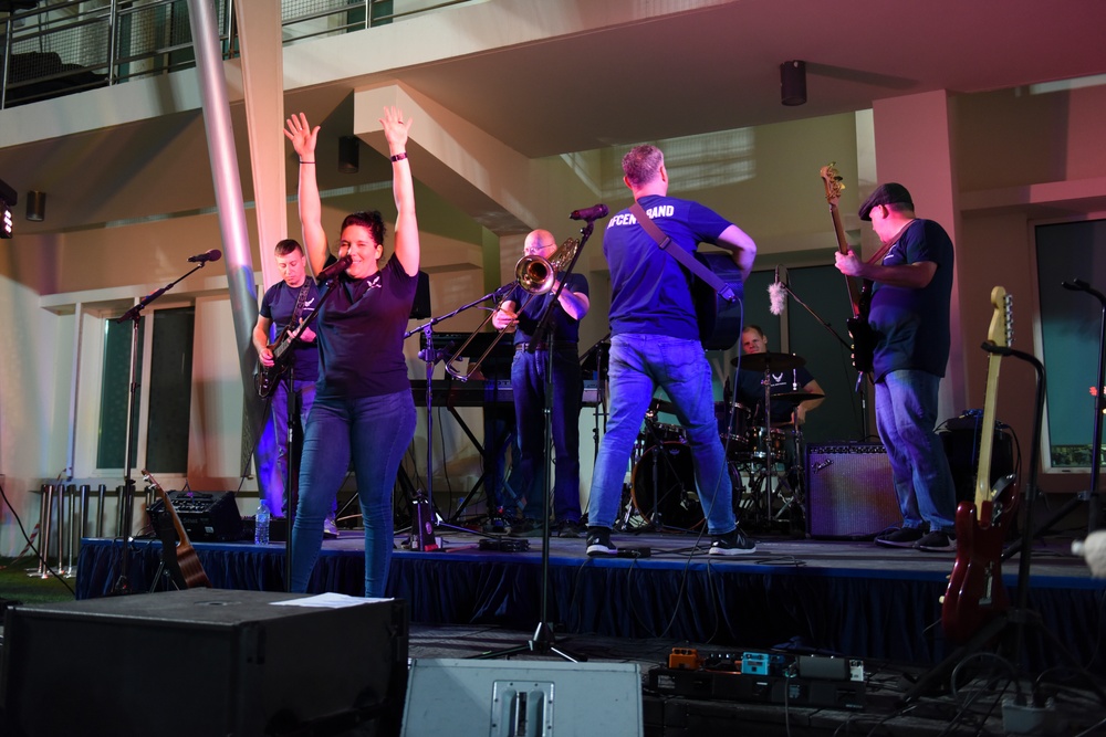 AFCENT Band Performs at ASD Friendship Festival