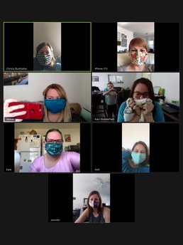 COVID-19 ops: 435th CRG Key Spouses help mask pandemic, protect force