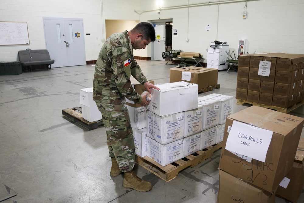 386th Forward Support Company Conducts a Sustainment Mission in Corpus Christi, Texas