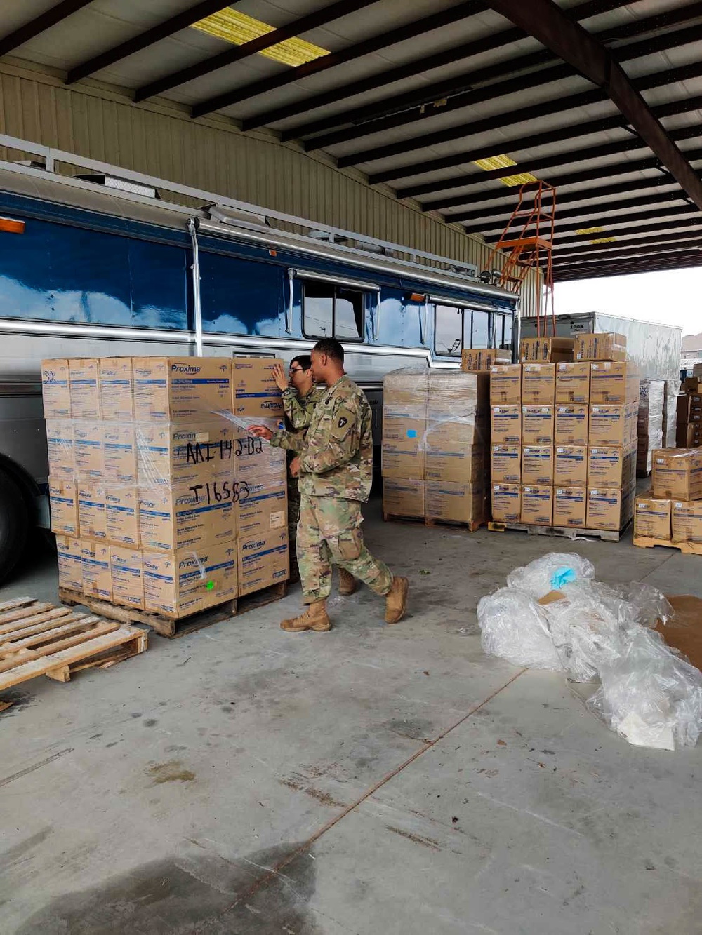 386th Forward Support Company Conducts a Sustainment Mission in Corpus Christi, Texas