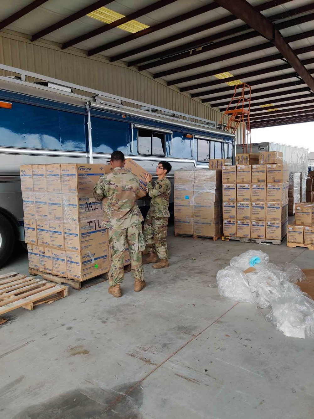 386th Forward Support Company Conducts a Sustainment Mission in Corpus Christi, Texas