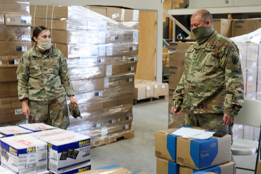 386th Forward Support Company Conducts a Sustainment Mission in Corpus Christi, Texas