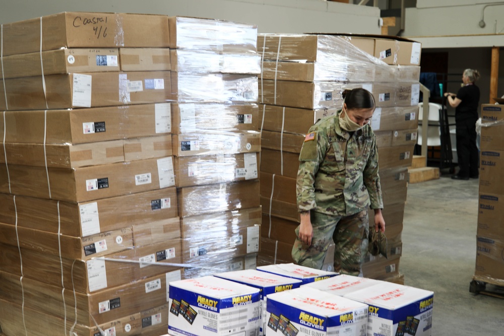 386th Forward Support Company Conducts a Sustainment Mission in Corpus Christi, Texas