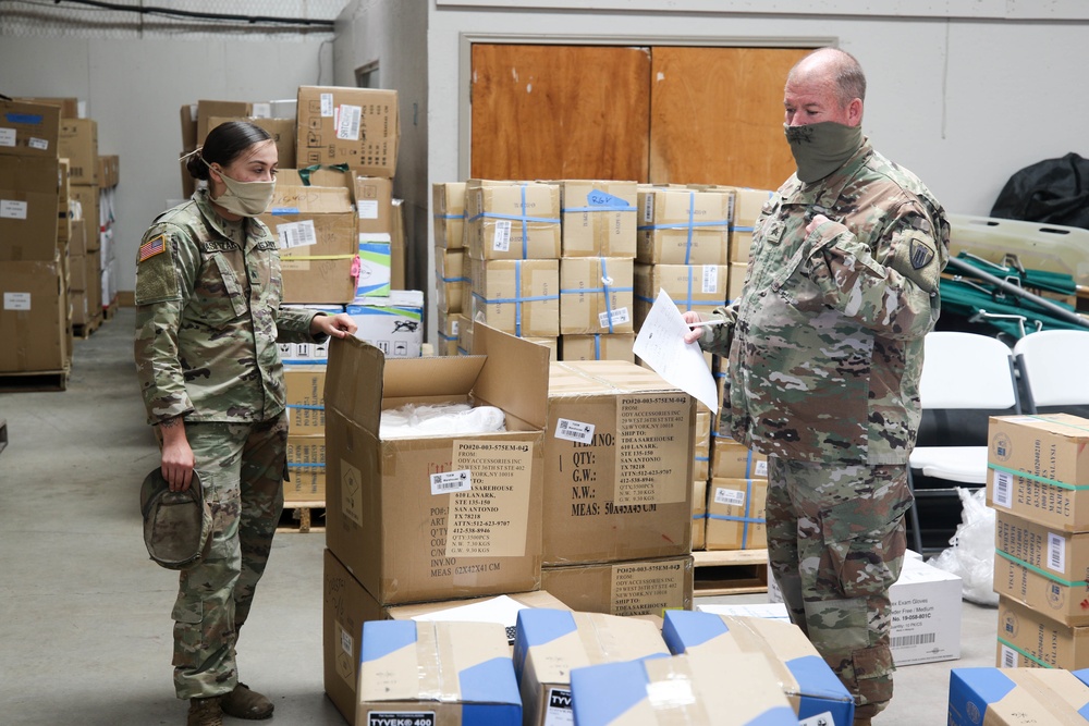 386th Forward Support Company Conducts a Sustainment Mission in Corpus Christi, Texas