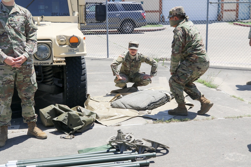 386th Forward Support Company Conducts a Sustainment Mission in Corpus Christi, Texas