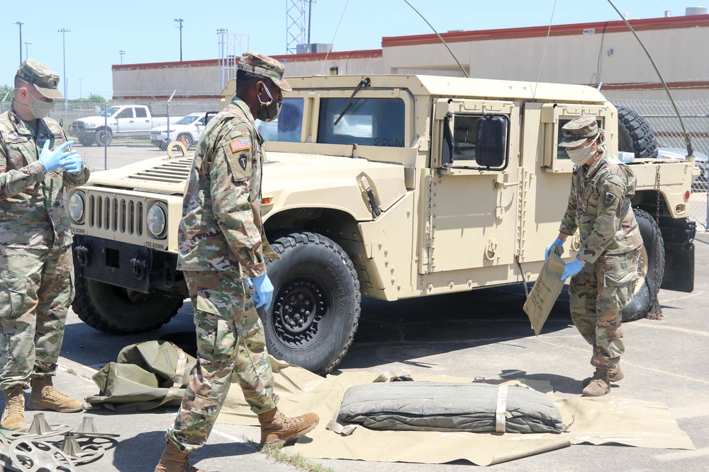 386th Forward Support Company Conducts a Sustainment Mission in Corpus Christi, Texas