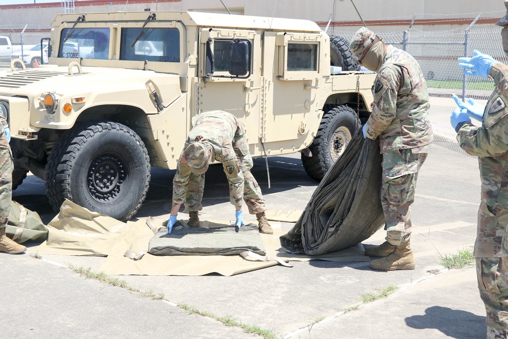 386th Forward Support Company Conducts a Sustainment Mission in Corpus Christi, Texas