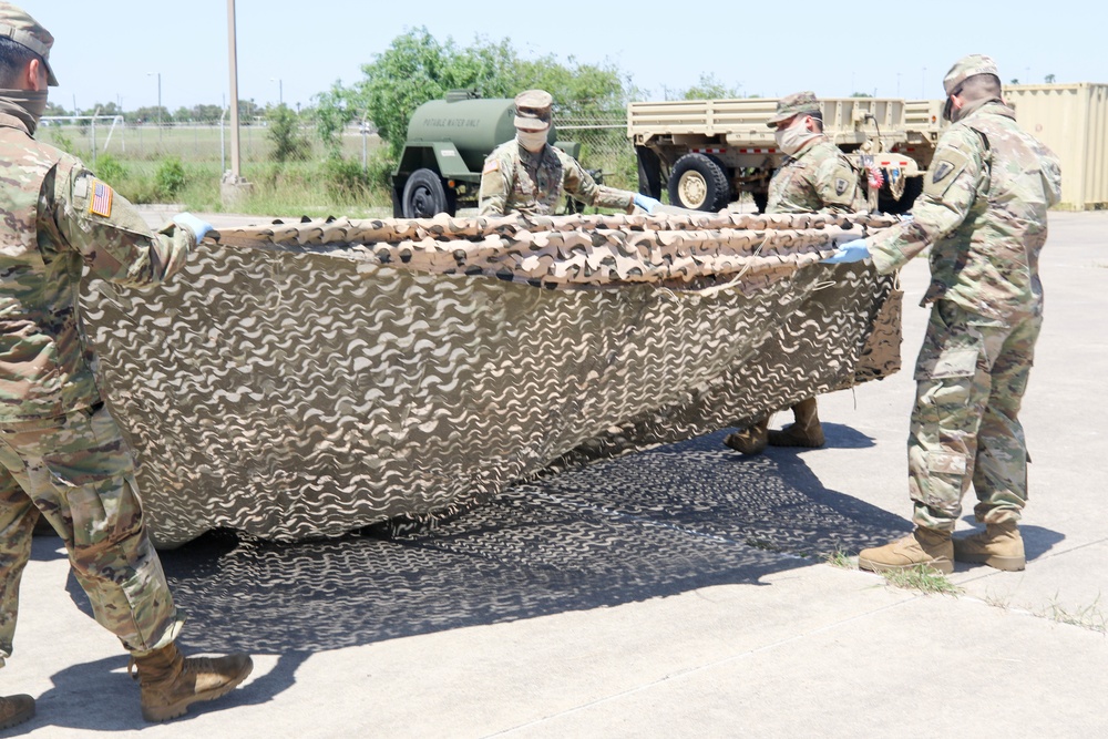 386th Forward Support Company Conducts a Sustainment Mission in Corpus Christi, Texas