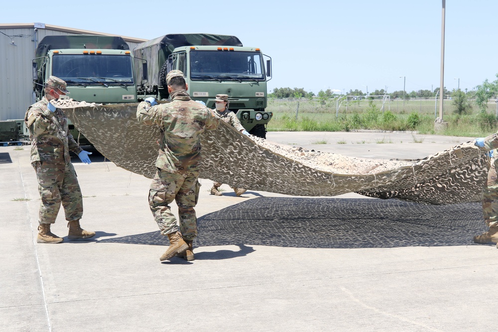 386th Forward Support Company Conducts a Sustainment Mission in Corpus Christi, Texas