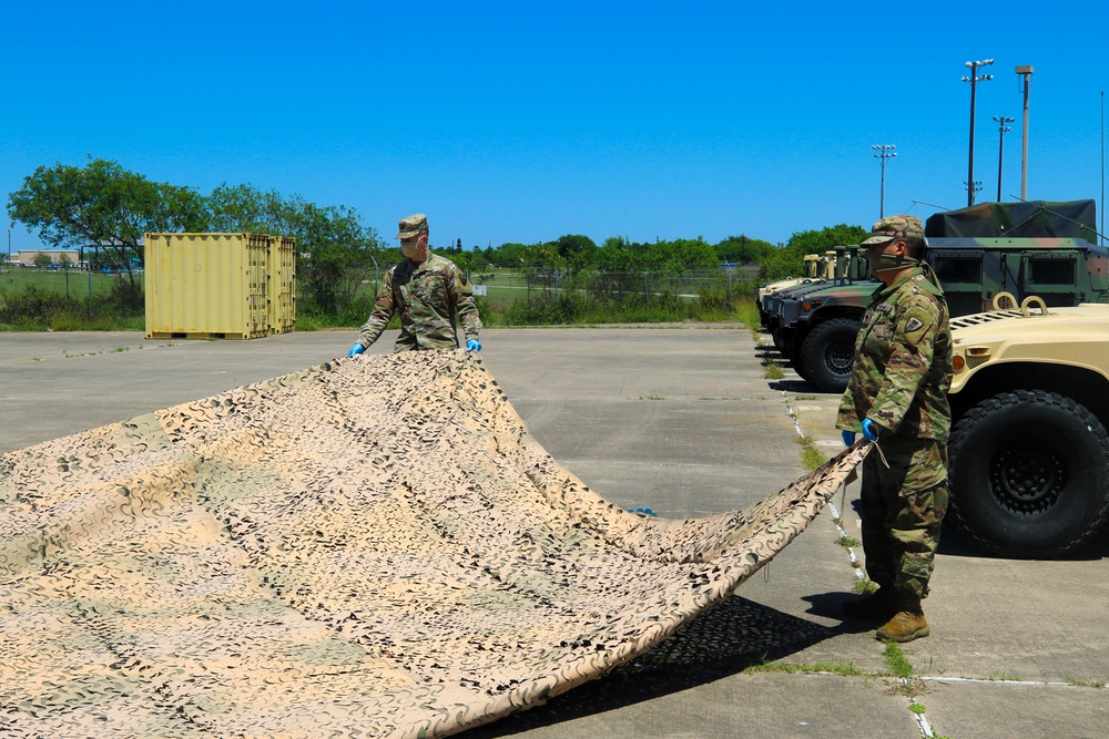 386th Forward Support Company Conducts a Sustainment Mission in Corpus Christi, Texas