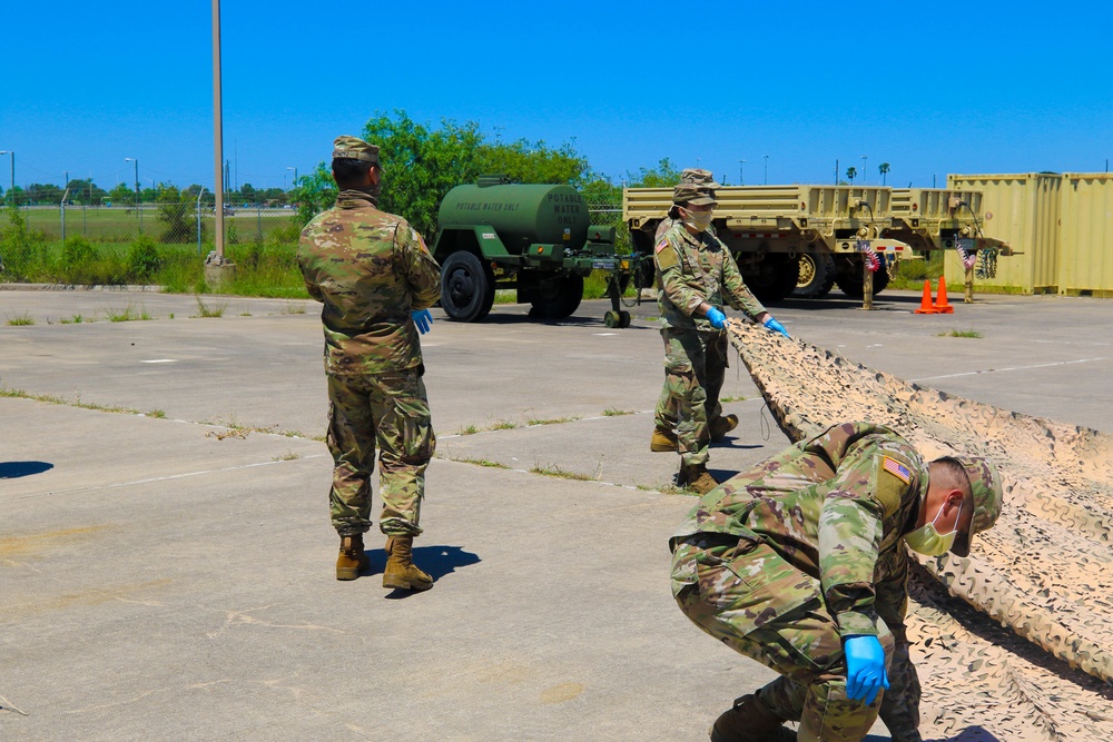 386th Forward Support Company Conducts a Sustainment Mission in Corpus Christi, Texas