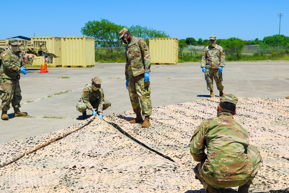 386th Forward Support Company Conducts a Sustainment Mission in Corpus Christi, Texas