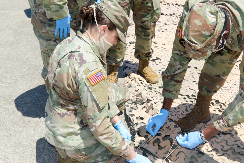 386th Forward Support Company Conducts a Sustainment Mission in Corpus Christi, Texas